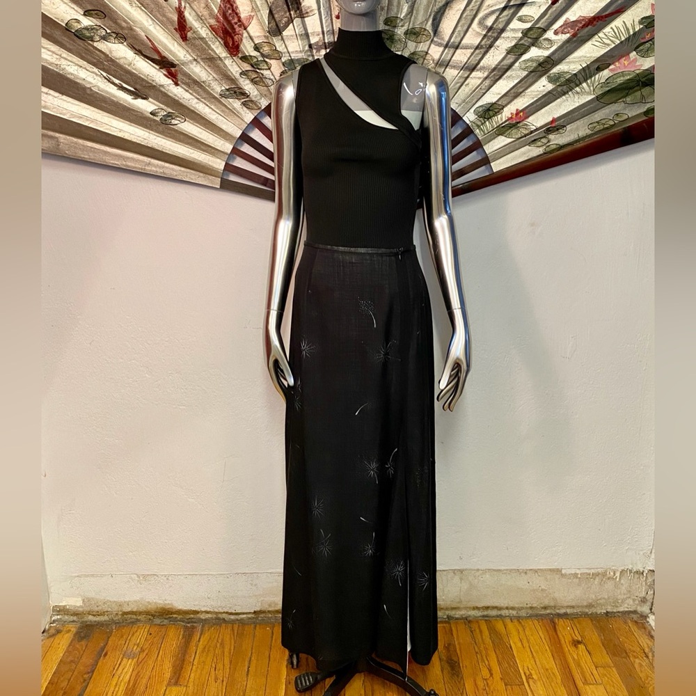 Laurèl 1990s Wool Blend Skirt, L